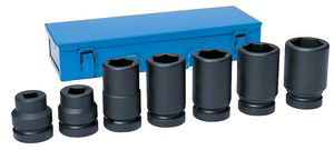 Grey Pneumatic 1" Drive 7 Piece Metric Truck Set - GY9155