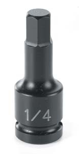 Grey Pneumatic 1/4" Drive x 1/4" Hex Driver - GY9908F