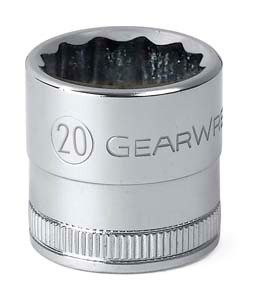 GEARWRENCH 8mm 12 Point Standard Length Socket 1/2" Drive - KD80805