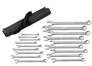 GEARWRENCH 18 Pc Metric Non Ratcheting Combo Wrench Set - KD81920
