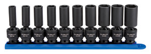 GEARWRENCH 10 Pc. 3/8" Drive 6 Point Metric Deep Universal Impact - KD84924N