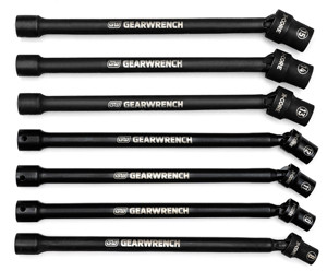 GEARWRENCH 7 Pc 3/8" Dr 6Pt X-Core Pinless Universal Impact - KD84980