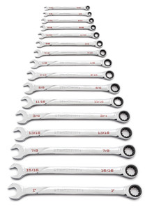 GEARWRENCH 16 Pc. 120XP Universal Spline SAE XL Combination Ratcheting - KD86451