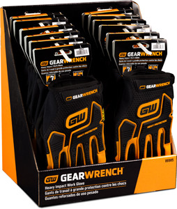 GEARWRENCH GW Designer Impact Glove Display Pack (12) - KD86985