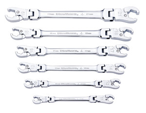 GEARWRENCH 6 Piece Metric Flex Flarenut Wrench - KD89101D