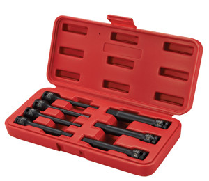 Sunex 3/8" SAE 7pc. Extended Length Impact Hex Driver Set - SAE - SU3547