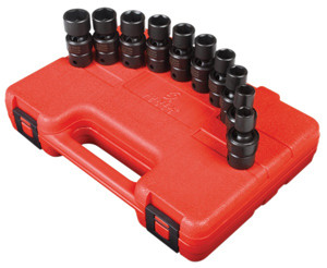 Sunex 10 Piece 3/8" Drive Swivel Impact Socket Set 10-19mm - SU3657