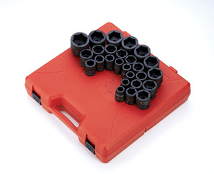 Sunex 26 Piece 3/4" Drive Metric Impact Socket Set - SU4692