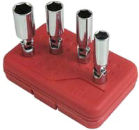Sunex 4 Piece 3/8" Dr. Universal Spark Plug Socket Set - SU8844