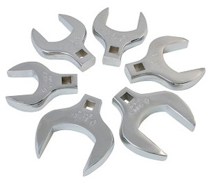 Sunex 6 Piece 1/2" Dr. Jumbo Crowfoot Wrench Set - SU9722A