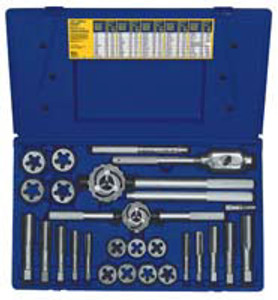 IRWIN 25 Piece Tap and Die Set 9/16 to 1" Sizes - HA97094