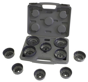 Lisle 10 Piece Oil Filter Cap Wrench Set - LS61450