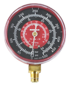 Robinair R12 R134 R22 High Side Red Freon Gage - RA11795