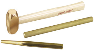 OTC 3PC Brass Hammer and Punch Set - OT4606
