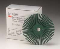 3M Radial Bristle Disc 3" Coarse Green Scotch-Brite™ Roloc™ - MM07542