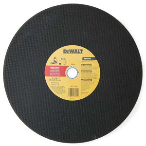 DeWALT Type 1 Metal Cutting Chop Saw Wheel 14"x7/64"x1" - DW8001