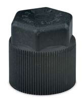 FJC Inc. R134a Service Port Cap - 10mm x .75 - HS Black - FJ2616