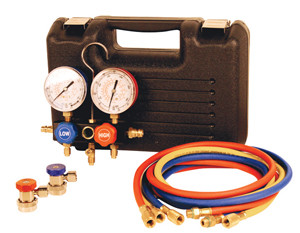 FJC Inc. R134A Extended Hose Manifold Gage Set - FJ6799