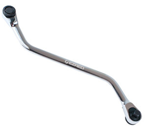 EZRED 1/4" Dr 8" Long S-Shaped Quarter Stick Ratchet - EZ4SS8