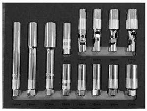 VIM Tools 13 Pc Master Spark Plug Tool Set - VMSPM100