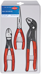 Knipex 3 Pc Universal Plier Set - KX002008US2