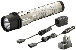 Streamlight Strion LED Anodized Chrome Kit Flashlight AC/DC - SG74352