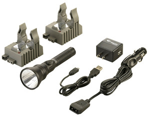 Streamlight HPL Strion Black Dual Switch HPL AC/DC 2 Holder Kit - SG74812