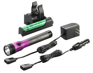 Streamlight Purple Stinger LED HL AC/DC with Piggyback Charger 800 Lum - SG75482