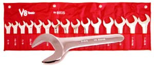 V8 Tools 15 Piece SAE Service Wrench Set - VT9215