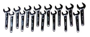 V8 Tools 15 Piece Metric Service Wrench Set - VT9515