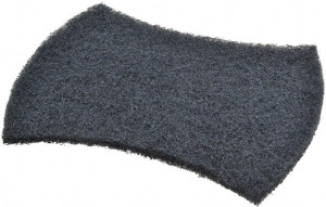 3M 5-1/2" Long x 3.9" Wide x 3/8" Thick Scouring Pad Heavy-Duty, Blue 7000029659 - 76634823