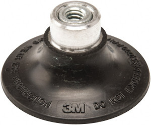 3M 2" Diam Quick-Change Type S Disc Backing Pad Medium Density, 25,000 RPM, Roloc TS Compatible 7000045283 - 74667890
