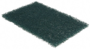 3M 9" Long x 6" Wide x 1/4" Thick Scouring Pad Heavy-Duty, Green 7000045876 - 76634781