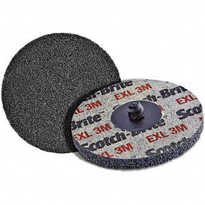 3M 2" Silicon Carbide Quick Change Disc Type R Attachment, Fine Grade, Gray, Non-Woven, 22,100 RPM, Roloc TR Compatible 7000045977 - 74667387