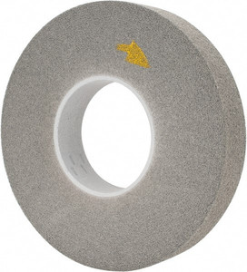 3M 12" Diam, 2" Face Width, 5" Center Hole, Fine Grade, Silicon Carbide Deburring Wheel Convolute, Hard Density 7 Grade, 3,000 RPM 7000046055 - 01261882