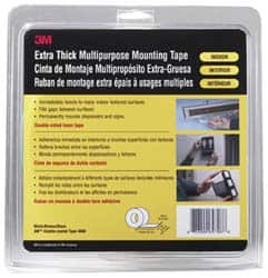 3M 3/4" x 7 Yd Acrylic Adhesive Double Sided Tape 1/8" Thick, Off-White, Urethane Foam Liner, Continuous Roll, Series 4008 7000049239 - 65368946