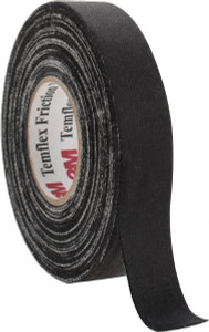 3M 3/4" x 60 ft. x 13 mil Black Cotton Cloth Electrical Tape Rubber Adhesive, Series 1755 7000058870 - 54041082