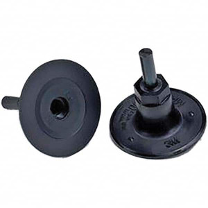 3M 1/4" Shank Diam Unitized Deburring Wheel Backing Pad 1/2" Diam, 25000 Max RPM 7000077961 - 03051455