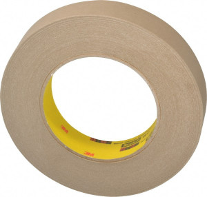 3M 1" Wide x 180 ft. Long x 6.5 mil Brown Paper Masking Tape Rubber Adhesive, 35 Lb/In Tensile Strength, Series 2517 7000088500 - 04582920
