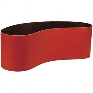 3M 6" Wide x 48" OAL, 80 Grit, Ceramic Abrasive Belt Ceramic, Medium, Coated, YF Weighted Cloth Backing, Wet/Dry, Series 777F 7000118454 - 73218216