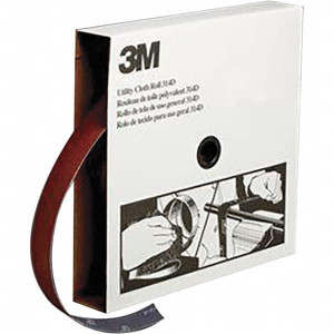 3M 2" x 50 Yd 40 Grit Aluminum Oxide Shop Roll Coarse Grade, X Weighted Cloth Backing 7000118546 - 06363329