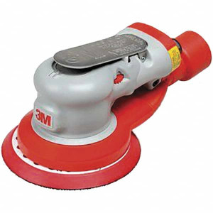 3M 12,000 OPM, 17 CFM Air Consumption, 90 psi Air Pressure, Palm Air Orbital Sander Round Pad, 7000119323 - 64398324
