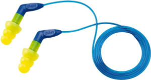 3M 100 Qty 1 Pack Reusable, Corded, 27 dB, Flange Earplugs Yellow, 100 Pairs 7000127188 - 85684850
