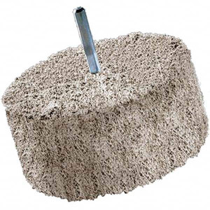 3M 6" Diam, 1" Face Width, 1" Center Hole, Fine Grade, Silicon Carbide Deburring Wheel Convolute, Soft Density 2 Grade, 6,000 RPM 7000136471 - 01175629