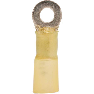 3M 12-10 AWG Partially Insulated Crimp Connection Circular Ring Terminal 3/8" Stud, Copper Contact 7010349265 - 88090931