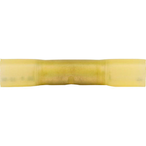 3M 22 to 18 AWG Compatible, Heat Shrink Fully Insulated, Crimp-On Butt Splice Terminal 2 Wire Entries, 1.2" OAL, Red 7010349267 - 88091061