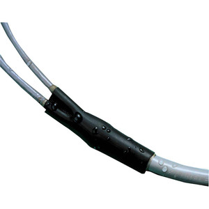 3M 6" Long, 3:1, Polyolefin Heat Shrink Electrical Tubing Black 7010350271 - 77654697