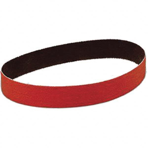 3M 1-1/2" Wide x 60" OAL, 120 Grit, Ceramic Abrasive Belt Ceramic, Fine, Coated, Y Weighted Cloth Backing, Wet/Dry, Series 777F 7010359752 - 84387513