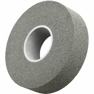 3M 12" Diam, 1/2" Face Width, 5" Center Hole, Medium Grade, Silicon Carbide Deburring Wheel Convolute, Density 8 Grade 7010364945 - 41158742