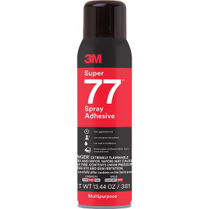 3M 13.44 oz Aerosol Clear Spray Adhesive High Tack, 150°F Heat Resistance 7010366503 - 39907464
